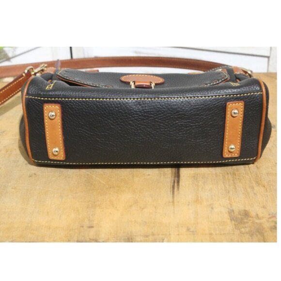 Dooney & Bourke Black and Tan Crossbody Bag - Picture 3 of 10